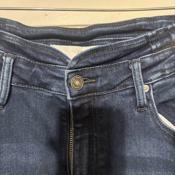 Blue Flare Wide Leg Jeans - Picture 4 of 8